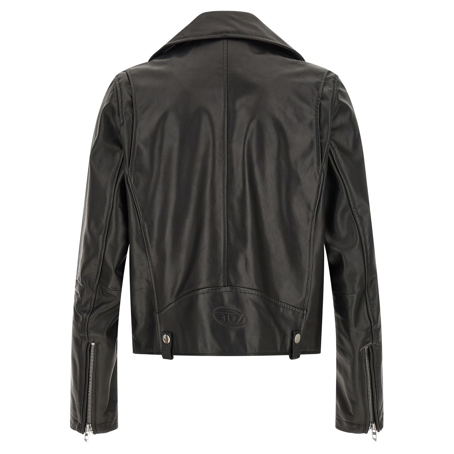 Diesel Black Cowhide Leather Jacket