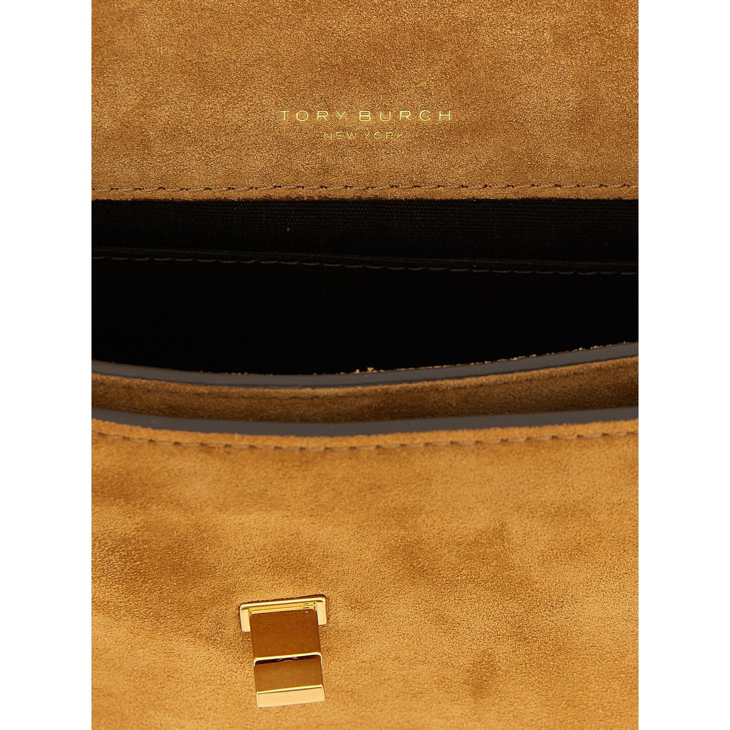 Tory Burch Brown Calfskin Shoulder Bag