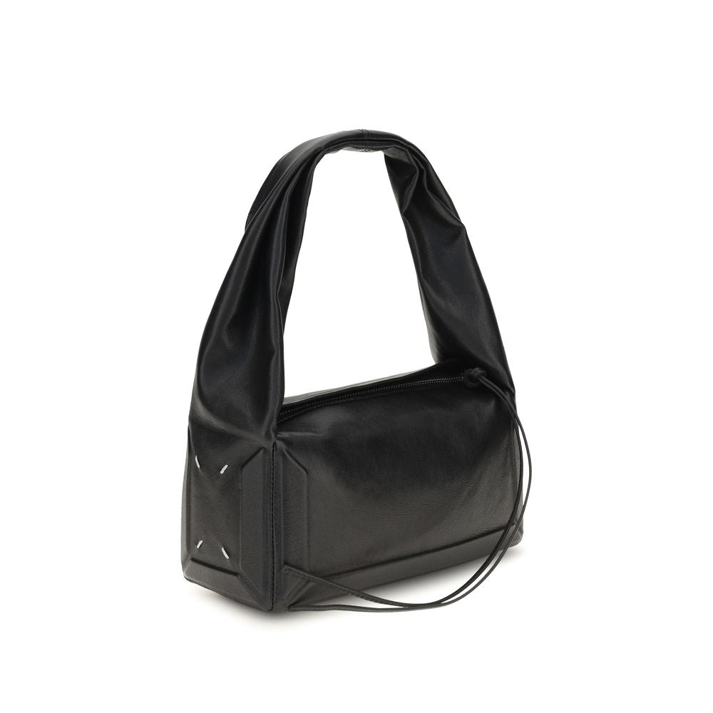 Maison Margiela Black Leather Shoulder Bag
