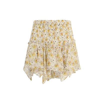 Isabel Marant Étoile Beige Viscose Mini Skirt