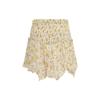 Isabel Marant Étoile Beige Viscose Mini Skirt