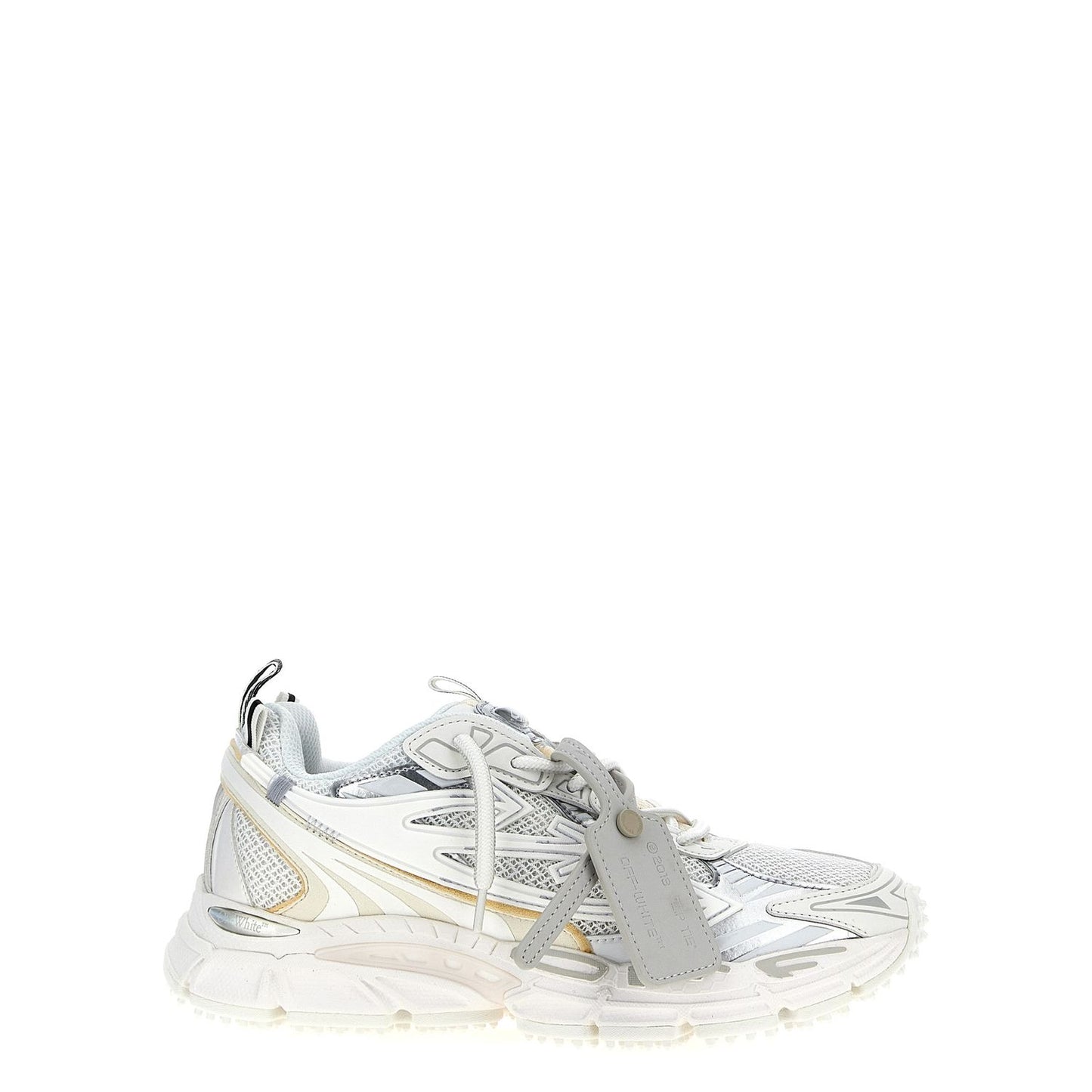 Off-White White Polyethylene Athletic Sneakers