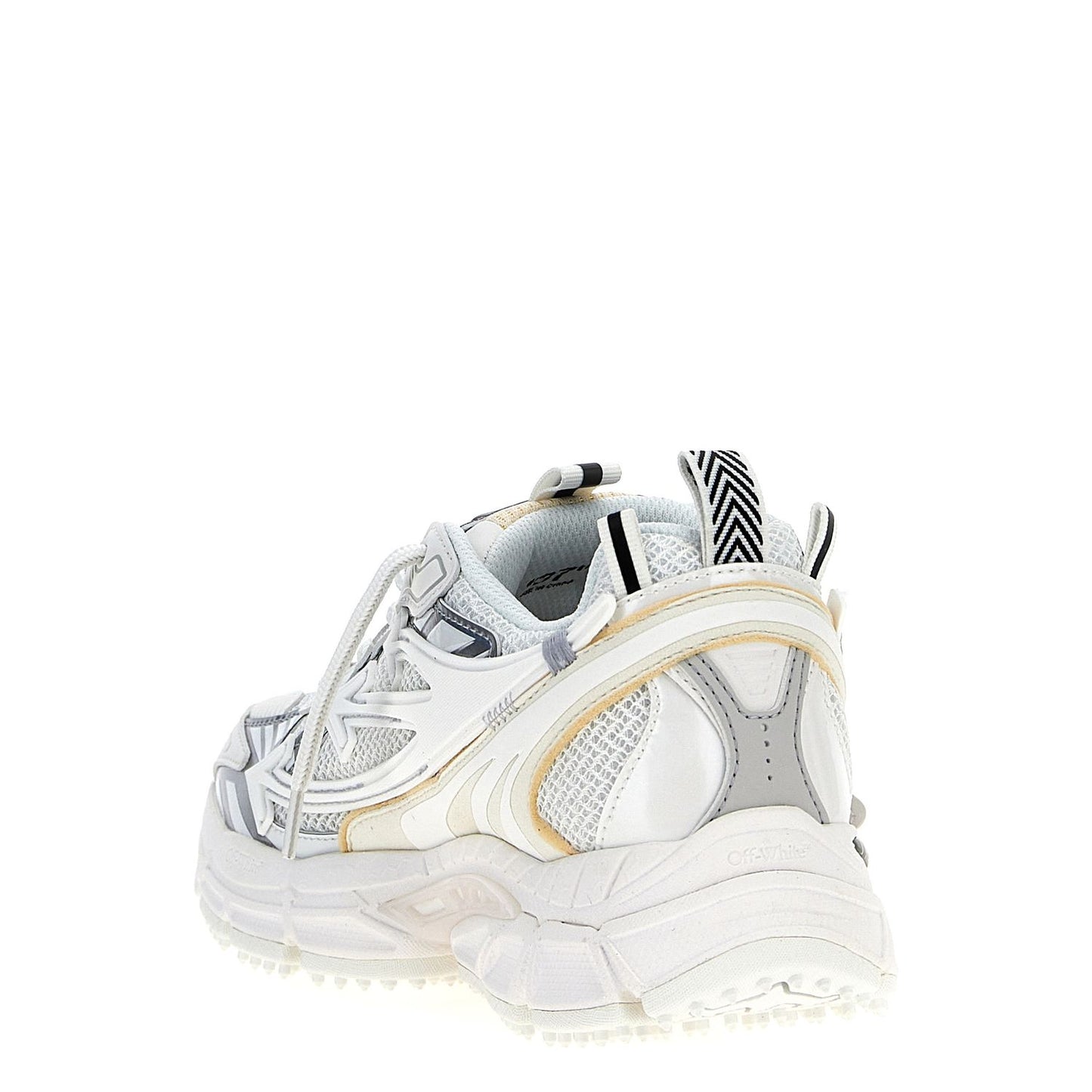 Off-White White Polyethylene Athletic Sneakers
