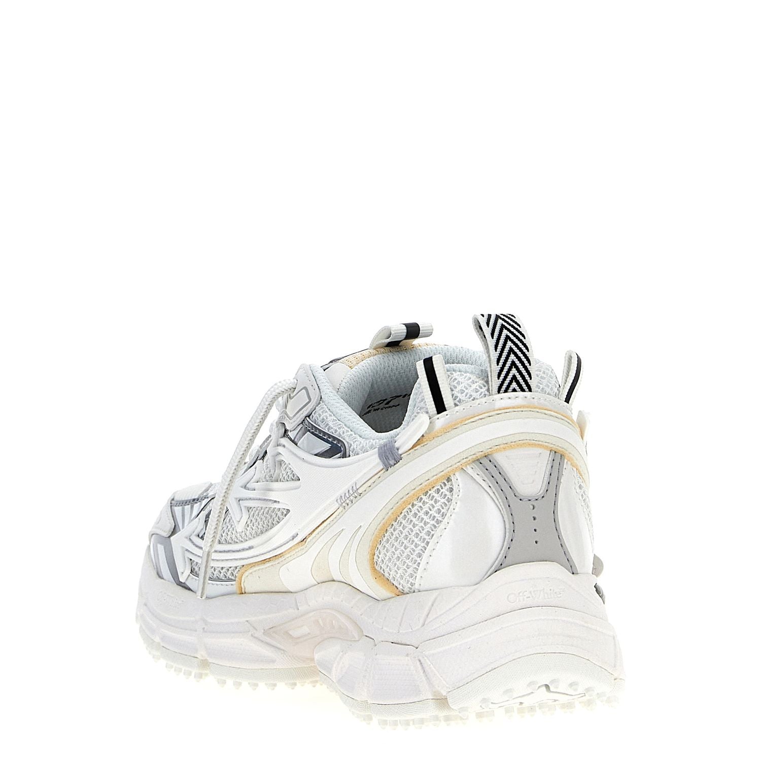 Off-White White Polyethylene Athletic Sneakers