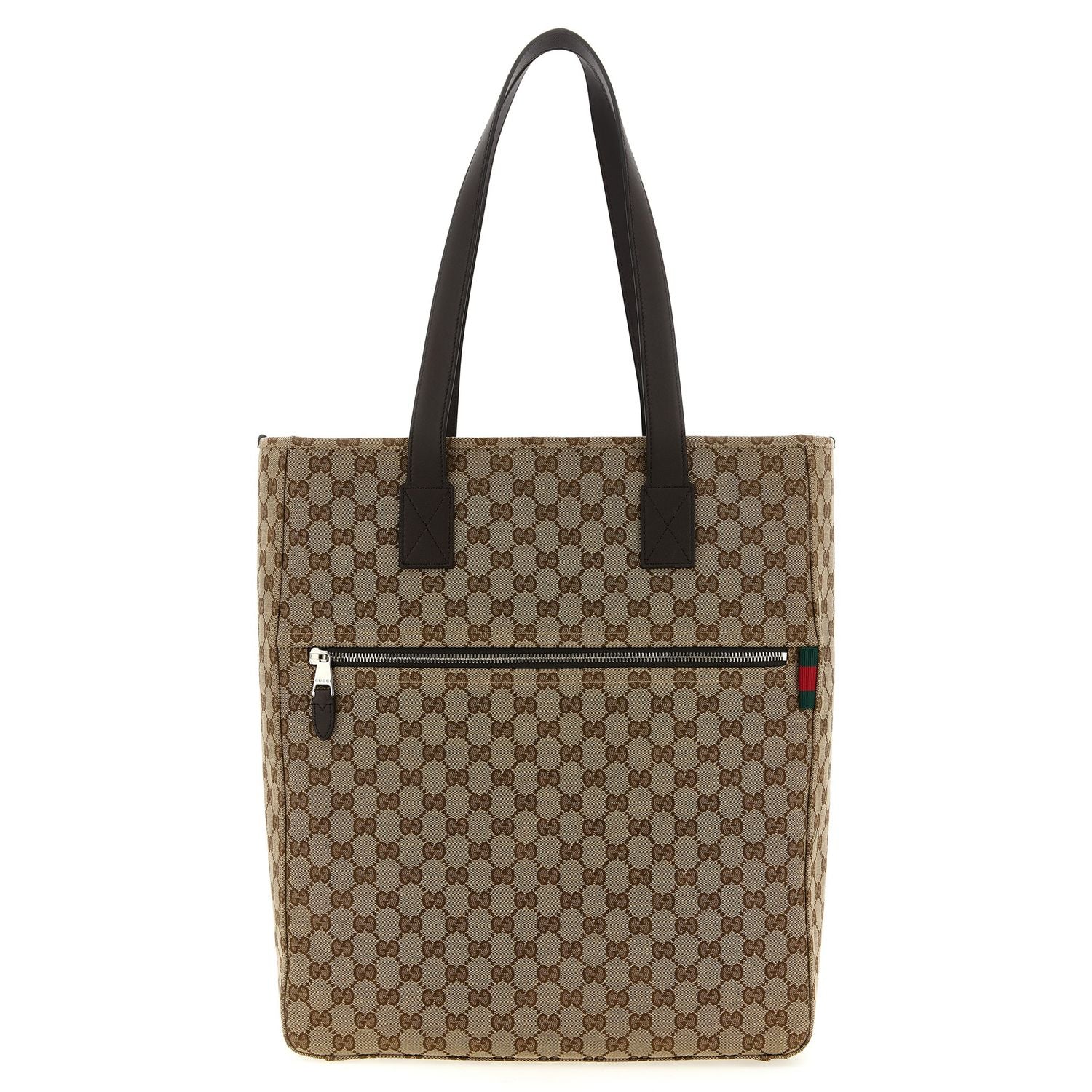 Gucci Brown Polyester Shoulder Bag