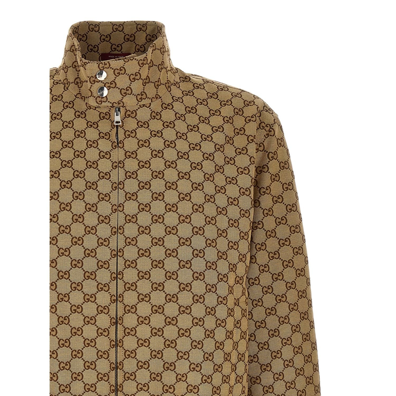Gucci Beige Cotton Bomber