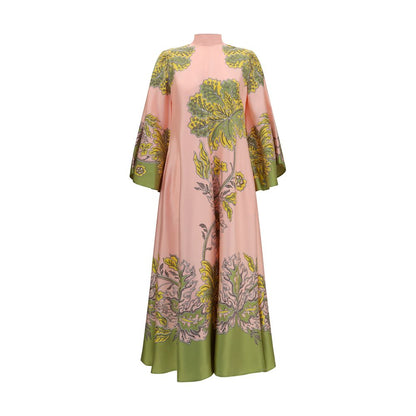La Double J Multicolor Silk Casual Dress