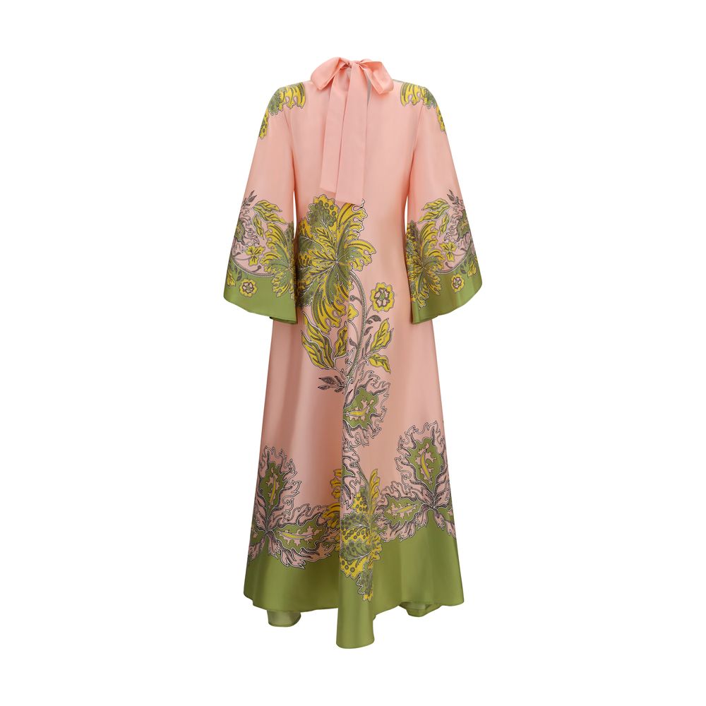 La Double J Multicolor Silk Casual Dress