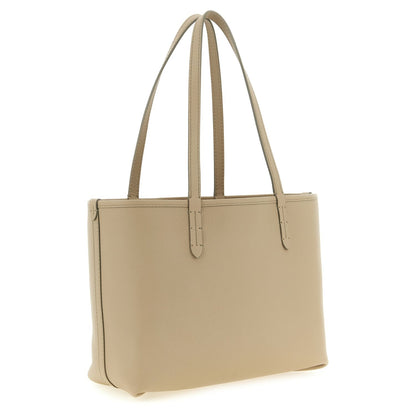 Burberry Beige Calfskin Tote Bag