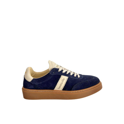 Pantofola D'Oro Blue Suede Men Sneakers