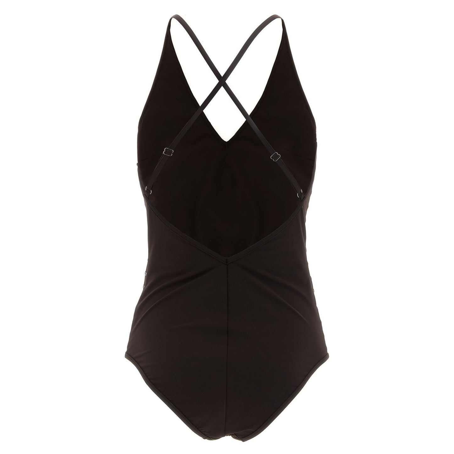 Brunello Cucinelli Brown Polyamide One-Piece Swimsuit