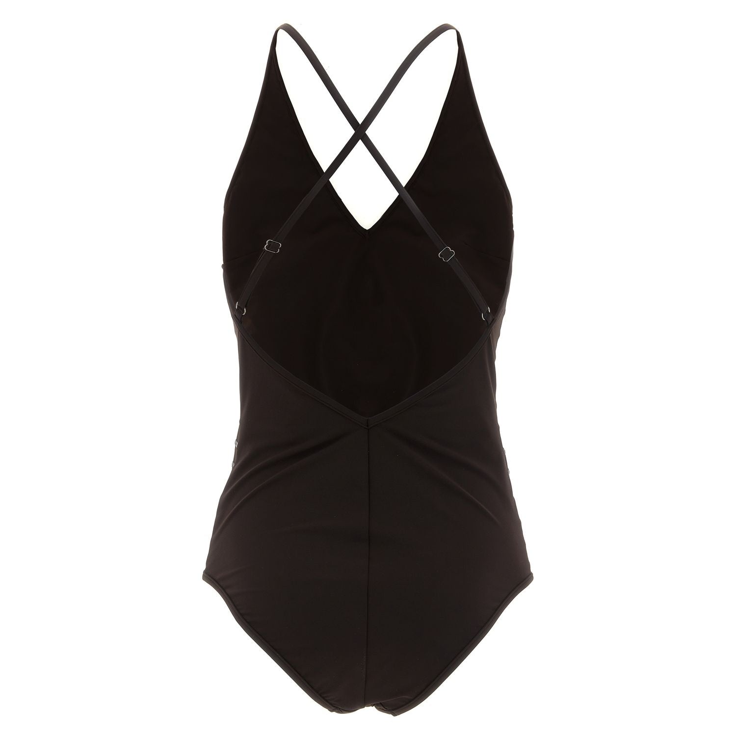 Brunello Cucinelli Brown Polyamide One-Piece Swimsuit