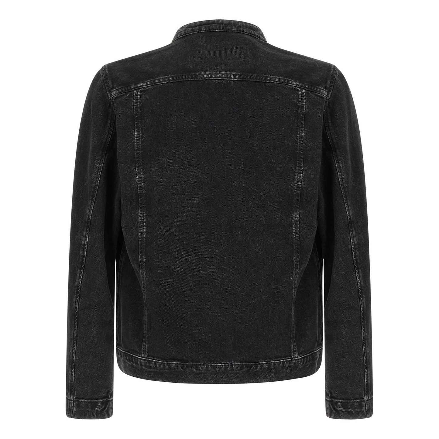Diesel Black Cotton Denim Jacket