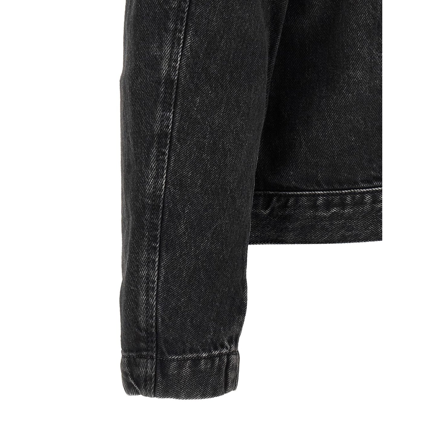 Diesel Black Cotton Denim Jacket