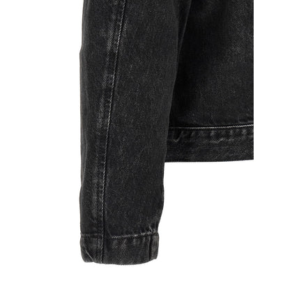 Diesel Black Cotton Denim Jacket