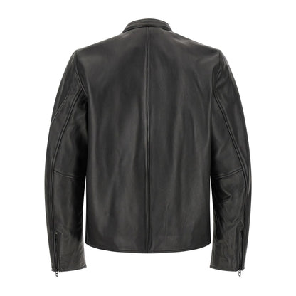Diesel Black Lamb Leather Leather Jacket
