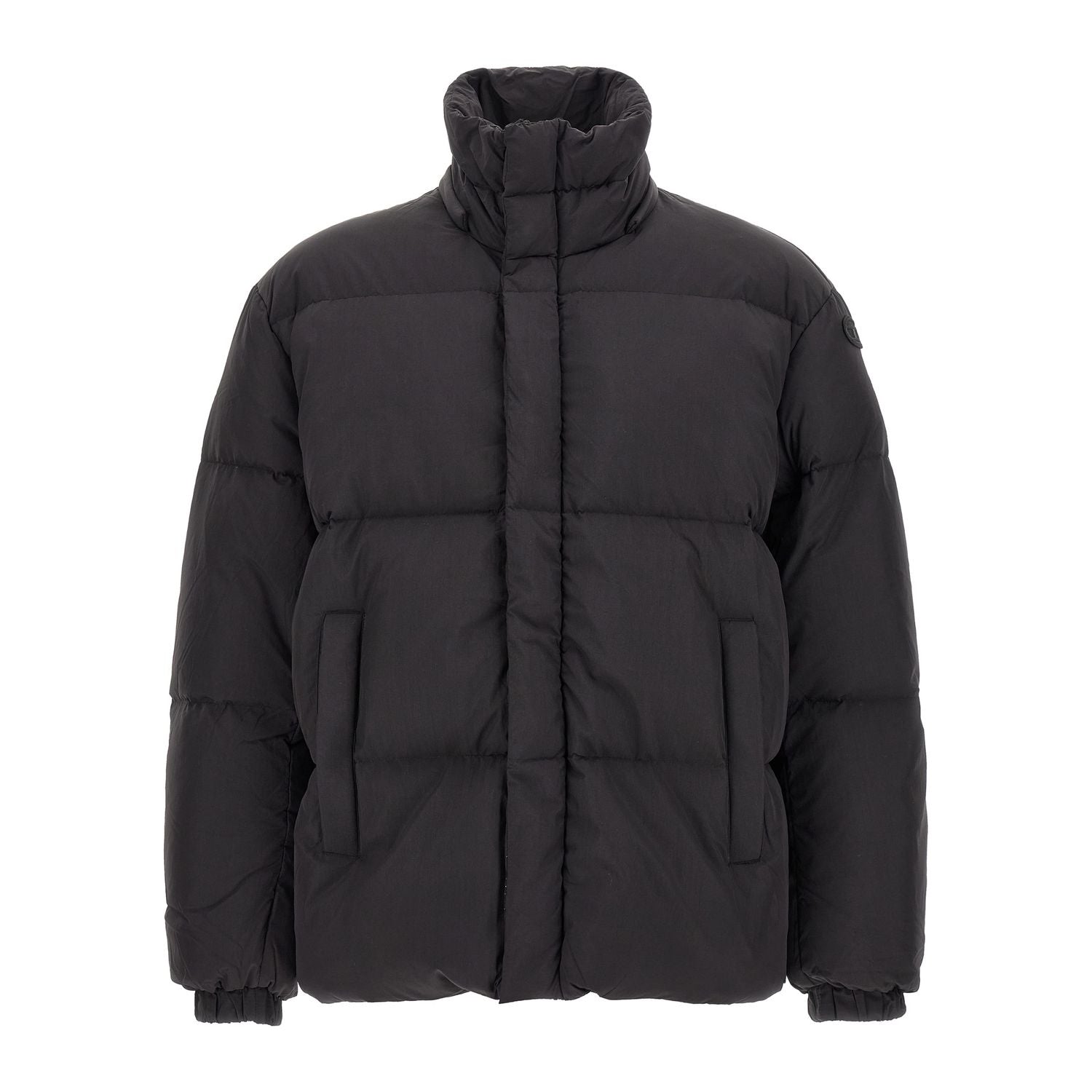 Diesel Black Polyamide Full-Length Jacket