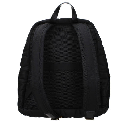Versace Black Fabric Backpack