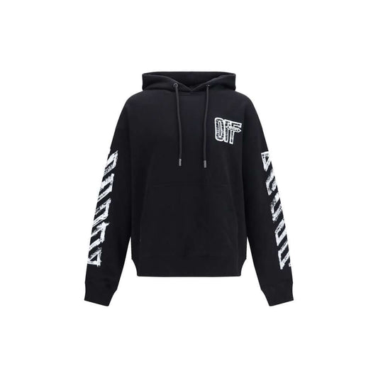 Off-White Black Cotton Sweatshirt