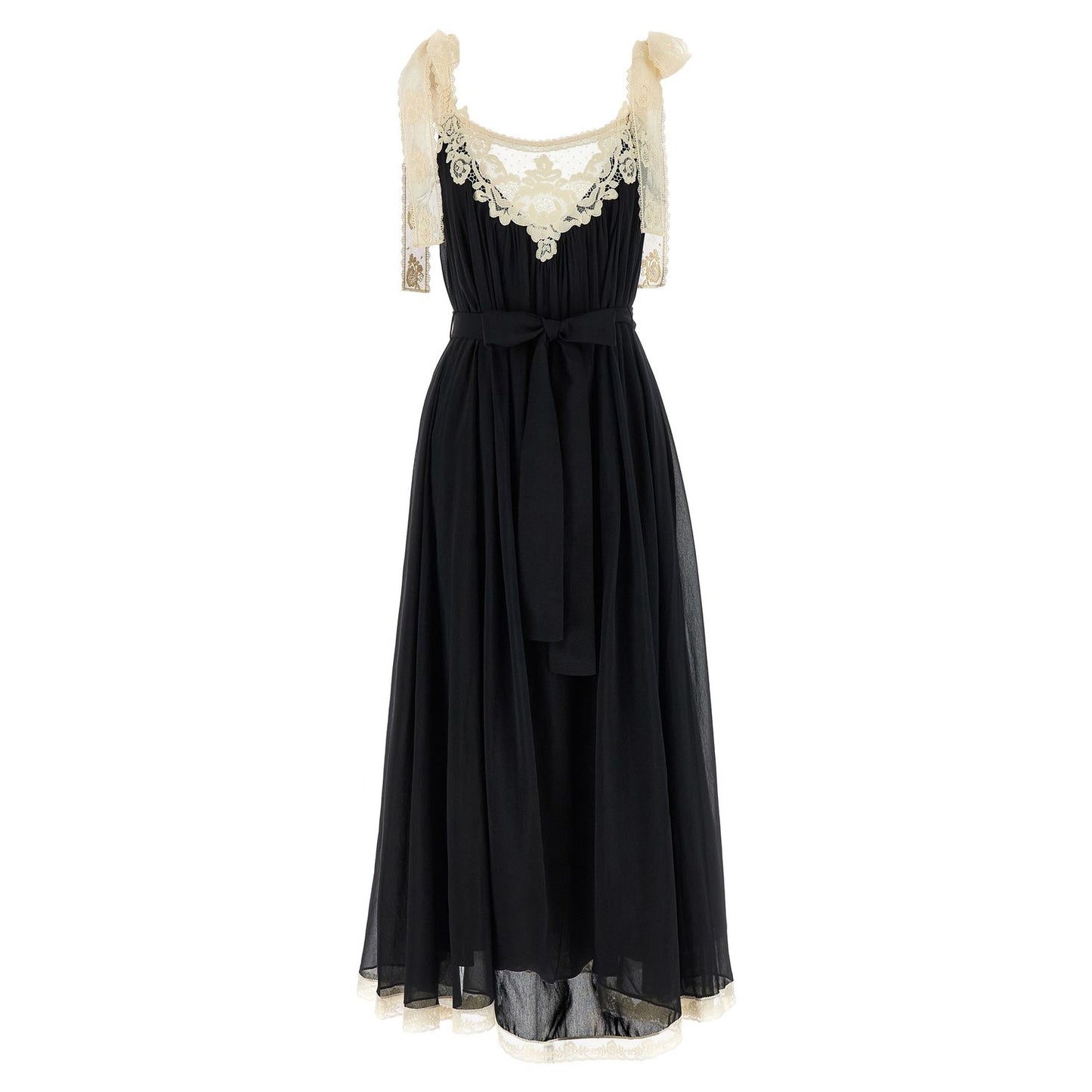 Zimmermann Bicolor Cotton Long Dress