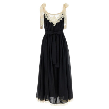 Zimmermann Bicolor Cotton Long Dress