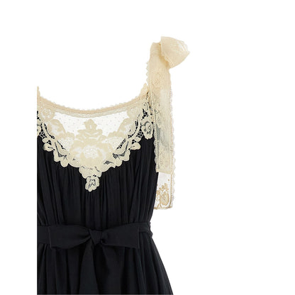 Zimmermann Bicolor Cotton Long Dress