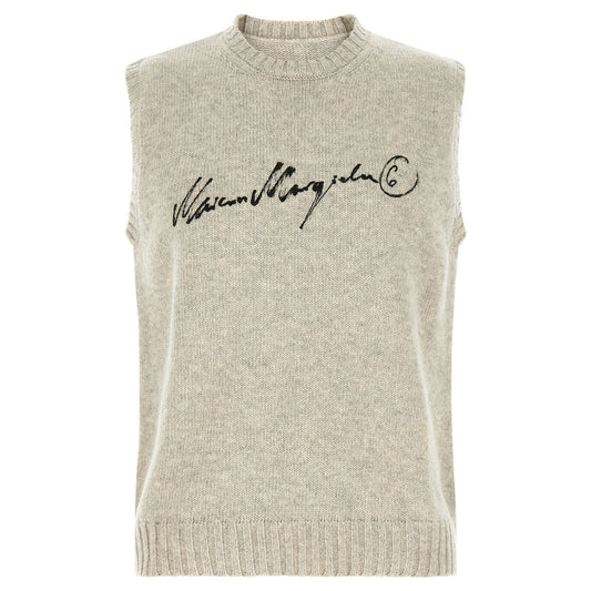 MM6 Maison Margiela Gray Wool Sweatshirt
