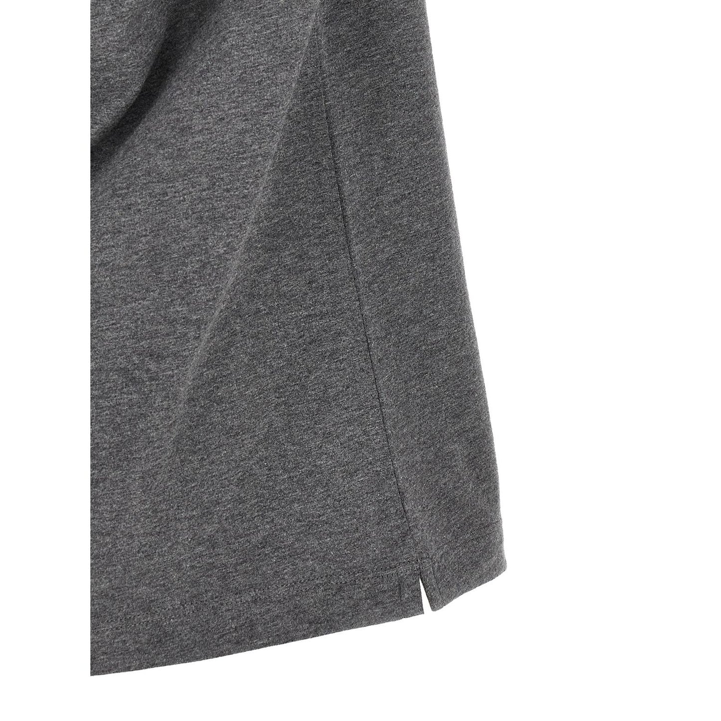 Brunello Cucinelli Gray Cotton T-Shirt