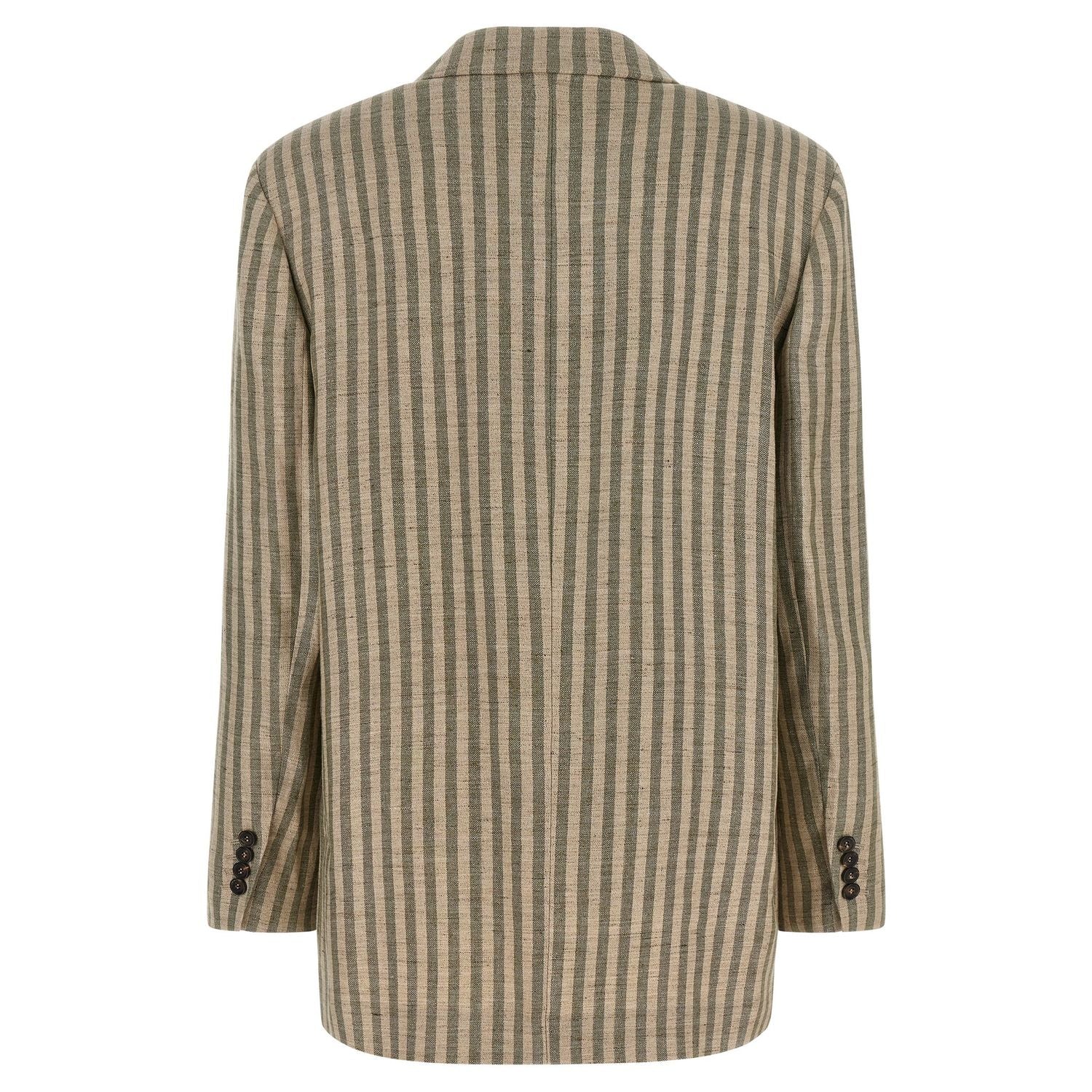 Brunello Cucinelli Bicolor Linen Blazer