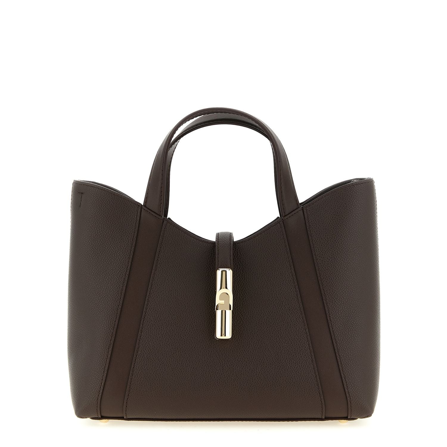 Furla Brown Calfskin Tote Bag