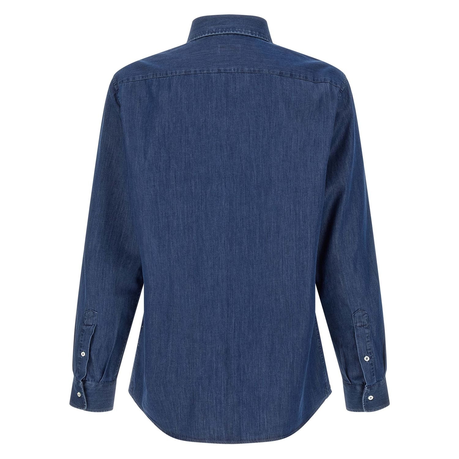 Brunello Cucinelli Blue Cotton Blouse