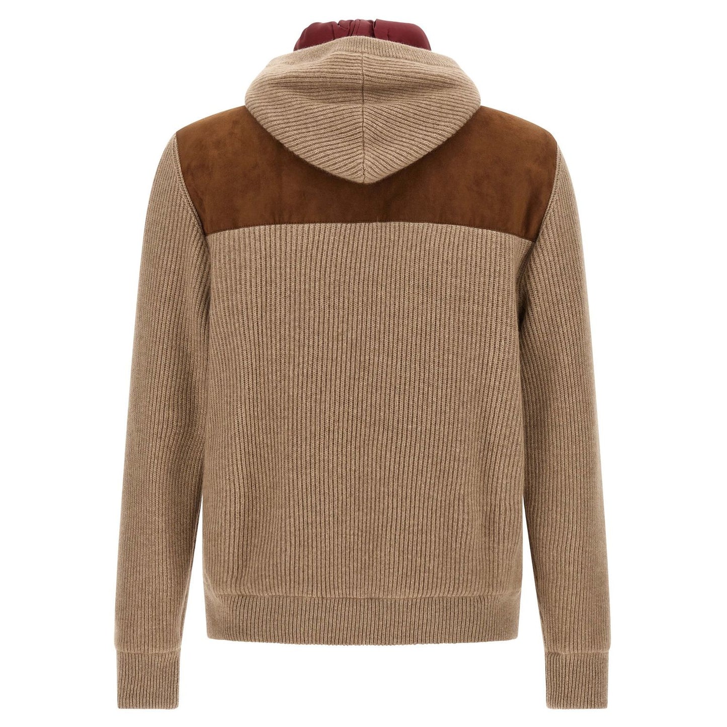 Brunello Cucinelli Brown Lamb Leather Bomber
