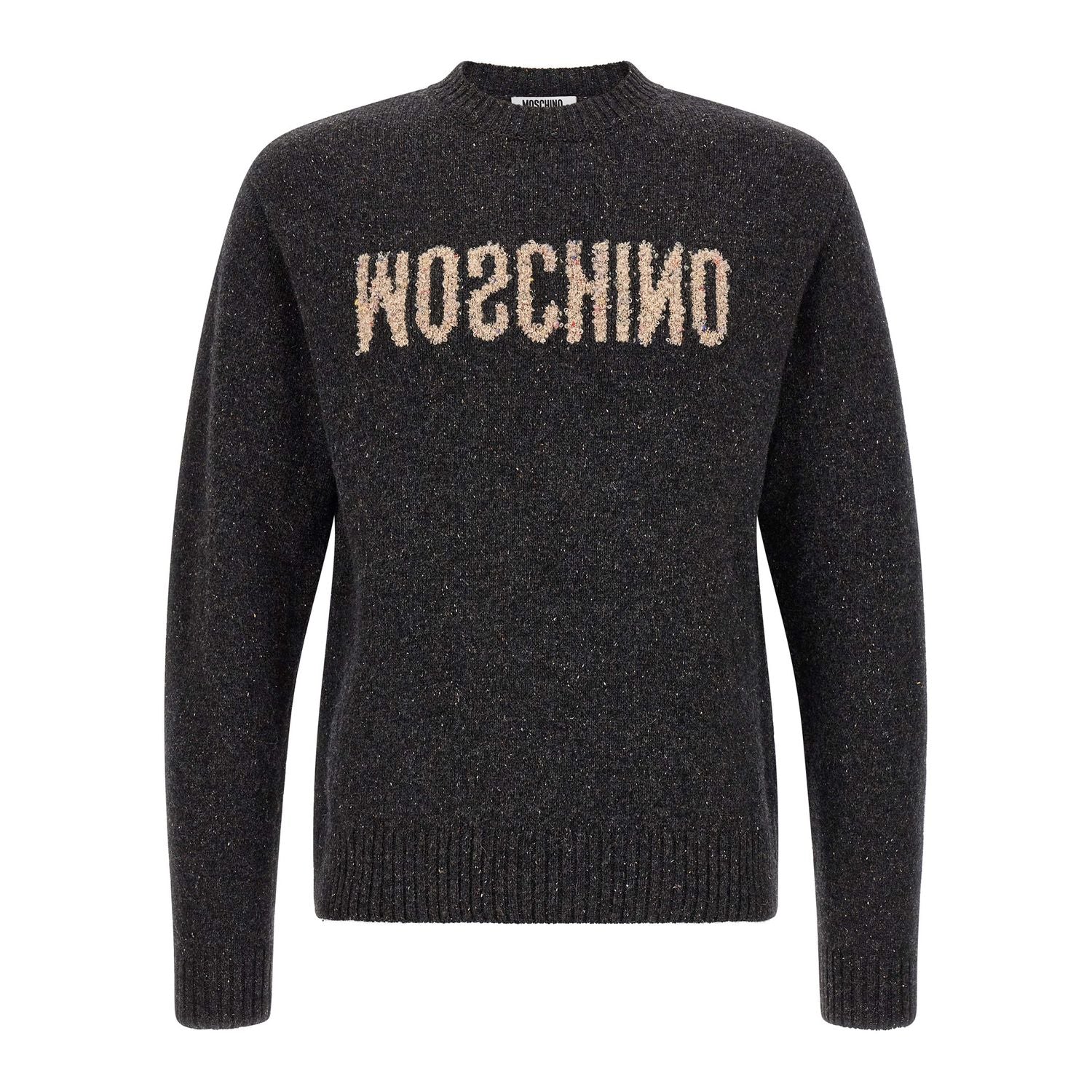 Moschino Gray Wool Cardigan