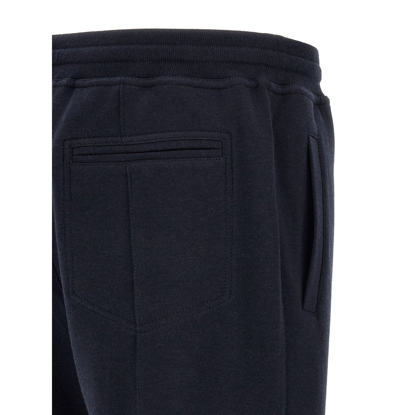 Brunello Cucinelli Blue Cotton Joggers (Workout Pants)