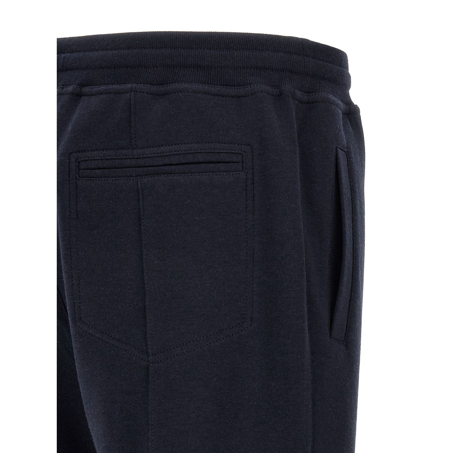 Brunello Cucinelli Blue Cotton Joggers (Workout Pants)
