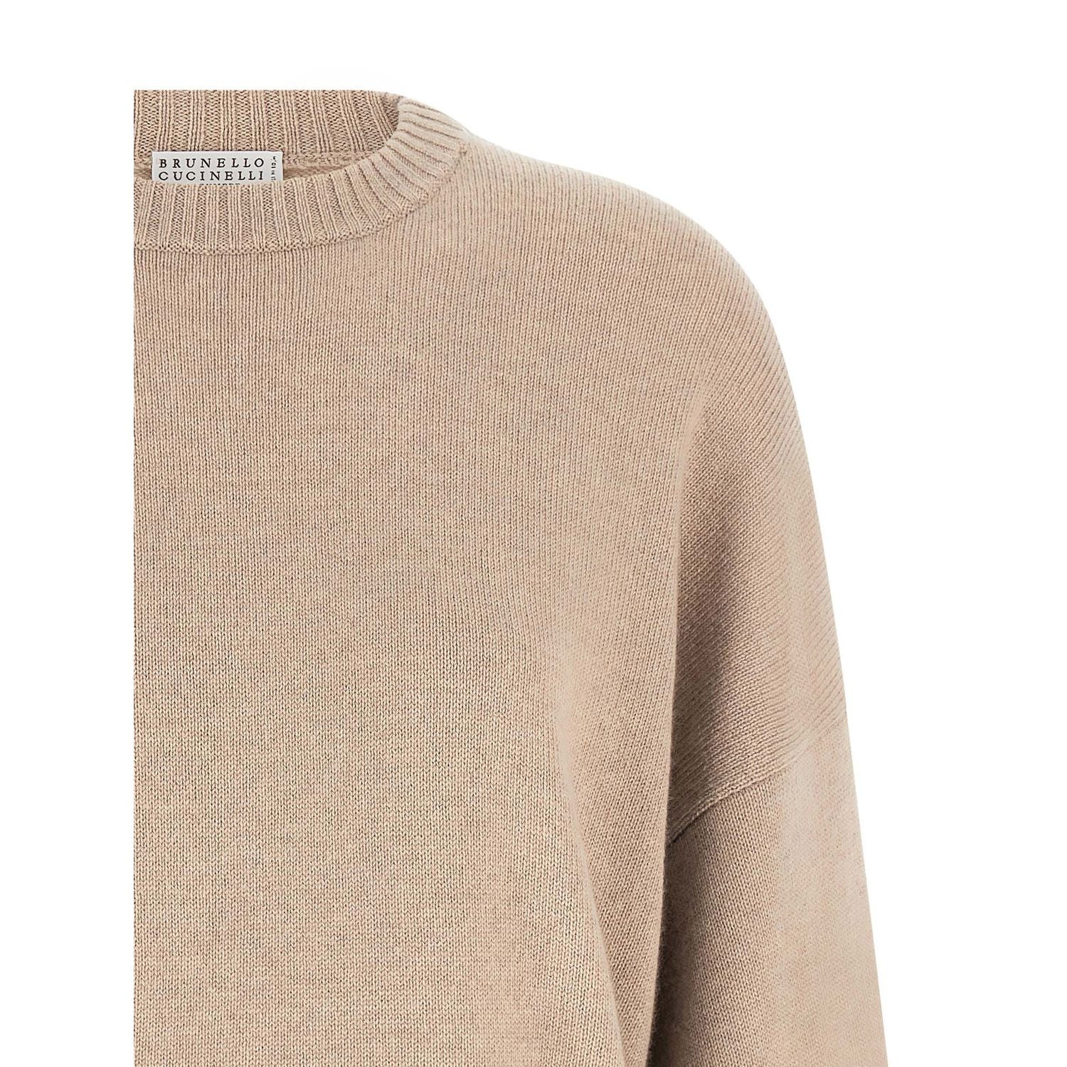 Brunello Cucinelli Beige Cashmere Cardigan