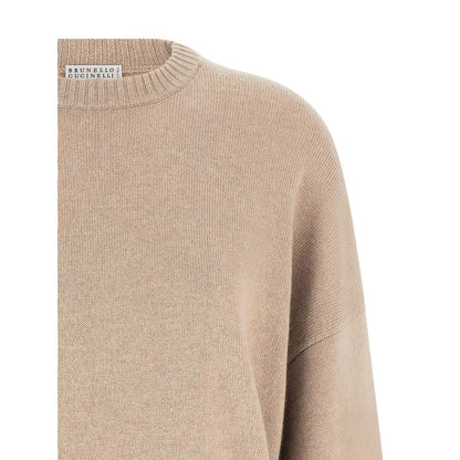Brunello Cucinelli Beige Cashmere Cardigan