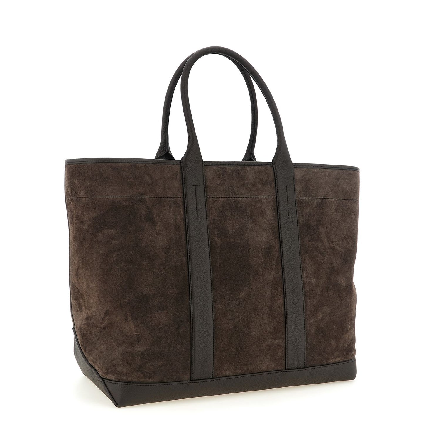 Tom Ford Brown Calfskin Tote Bag