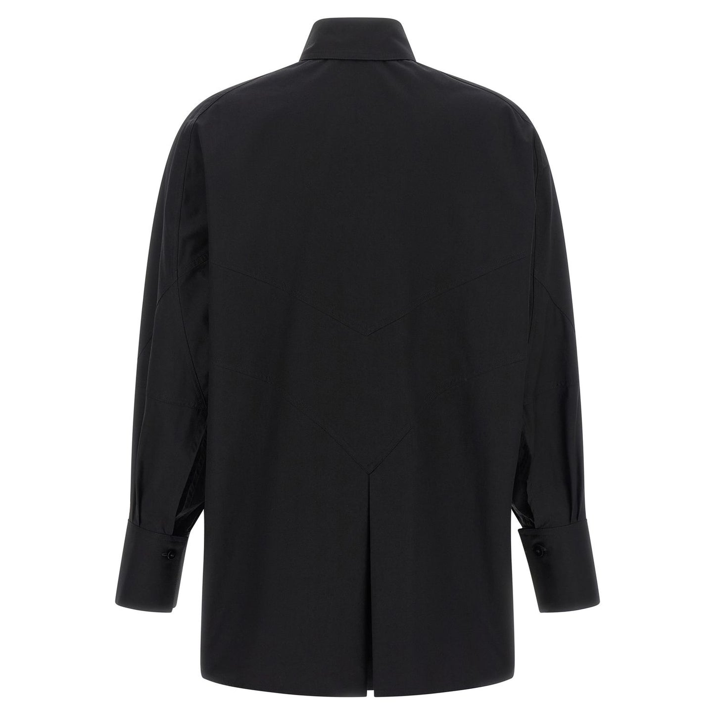The Attico Black Cotton Blouse