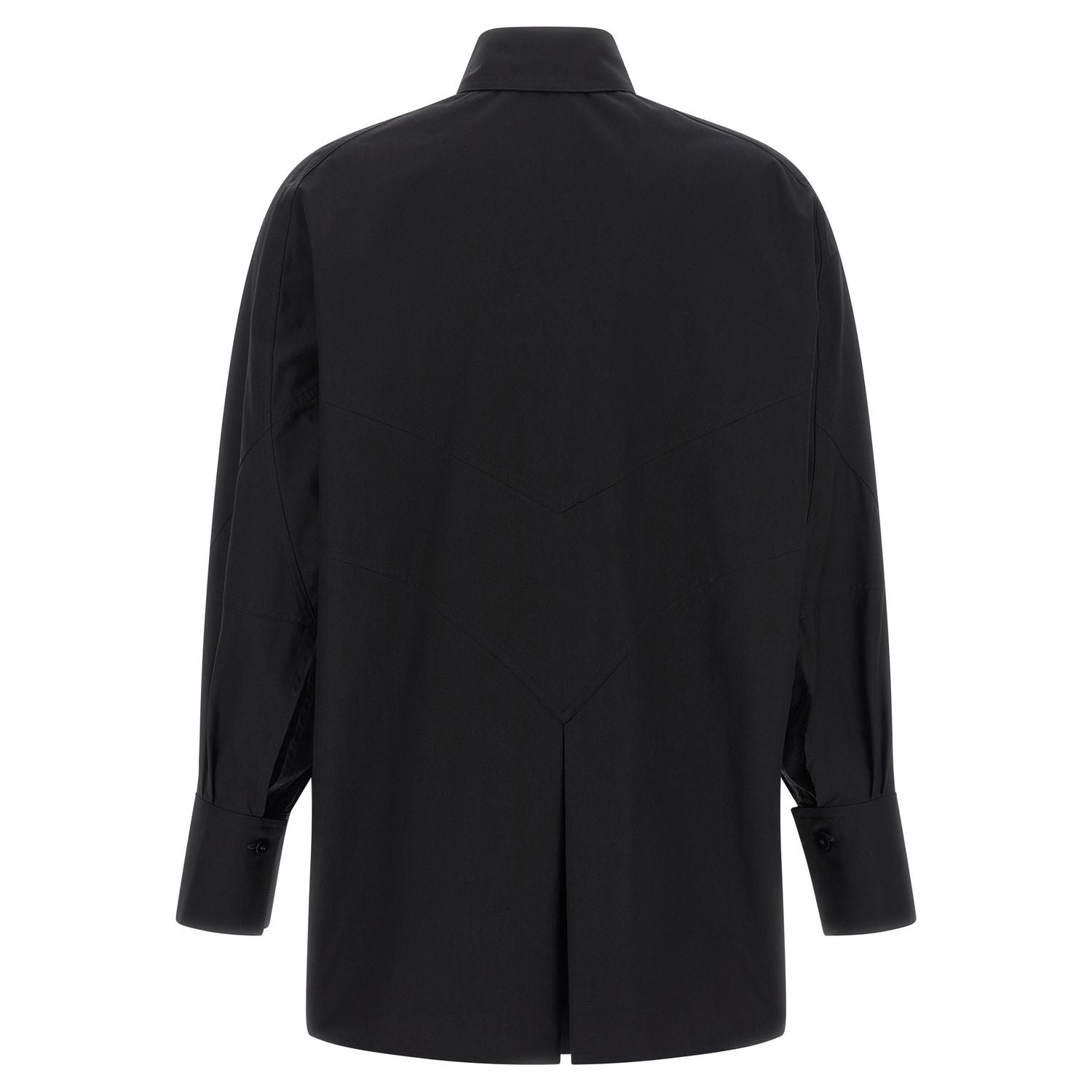 The Attico Black Cotton Blouse