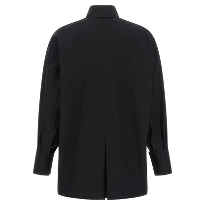 The Attico Black Cotton Blouse