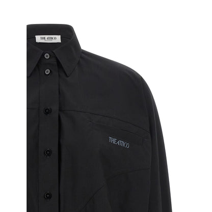The Attico Black Cotton Blouse