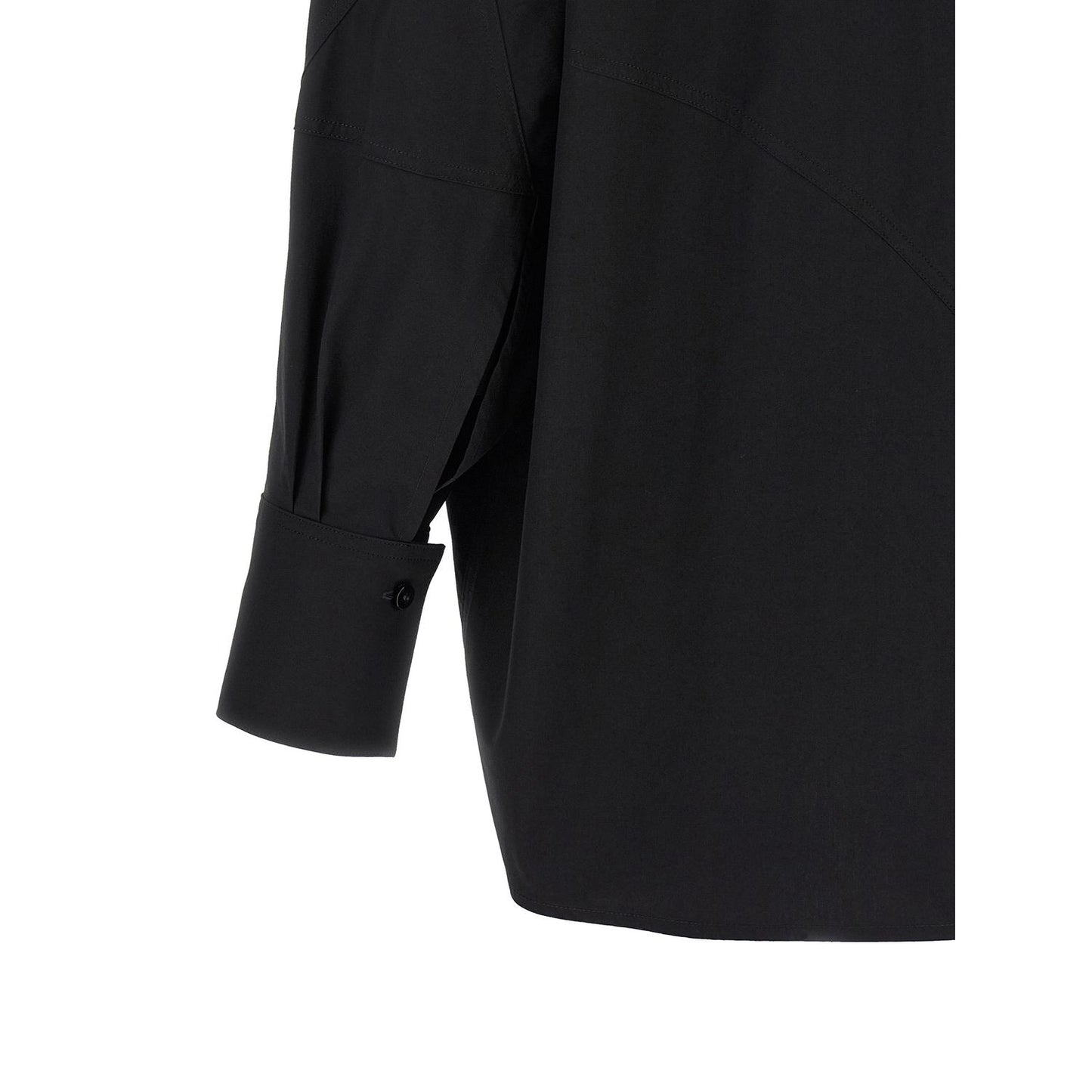 The Attico Black Cotton Blouse