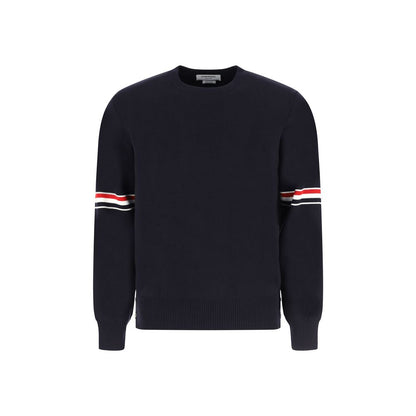 Thom Browne Blue Cotton Sweatshirt