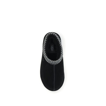 UGG Black Leather Mules