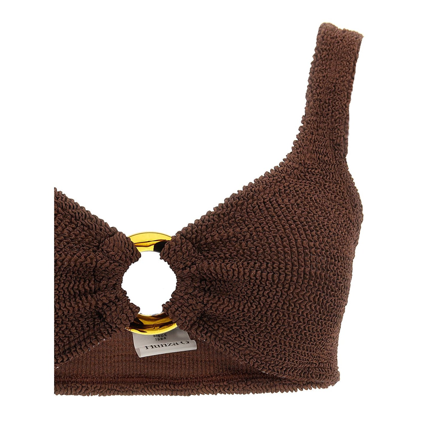 Hunza G Brown Polyamide Bikini