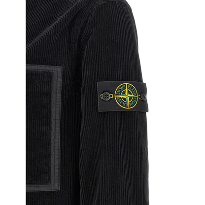 Stone Island Black Cotton Blouse