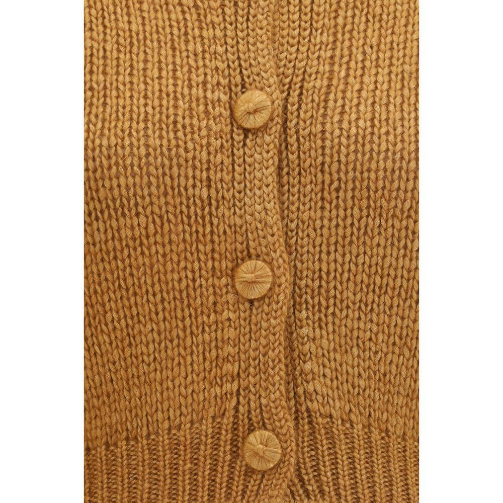 Forte_Forte Brown Silk Cardigan
