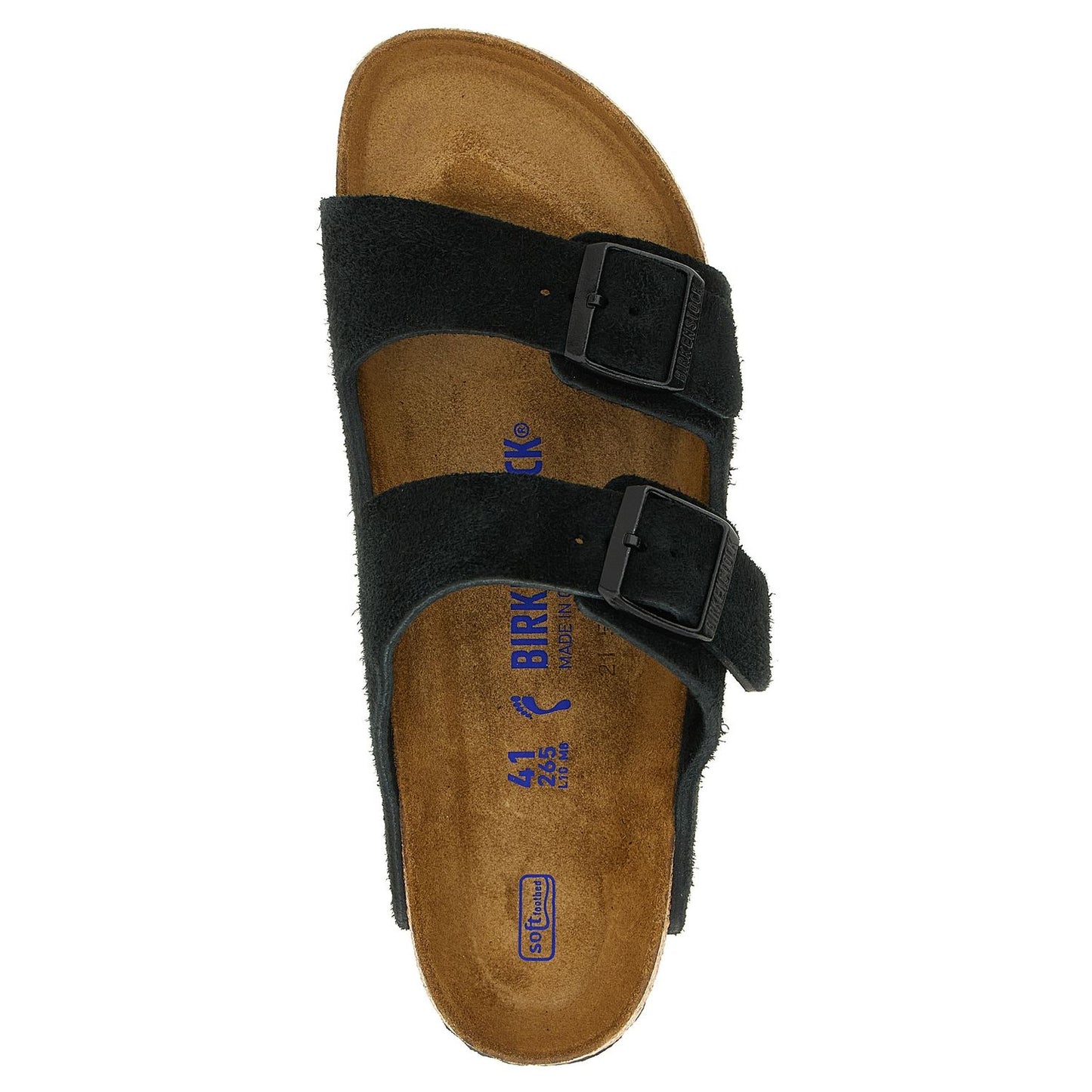 Birkenstock Black Calfskin Slides