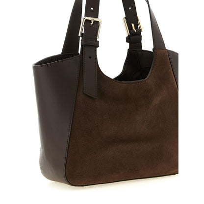 Furla Brown Calfskin Handbag